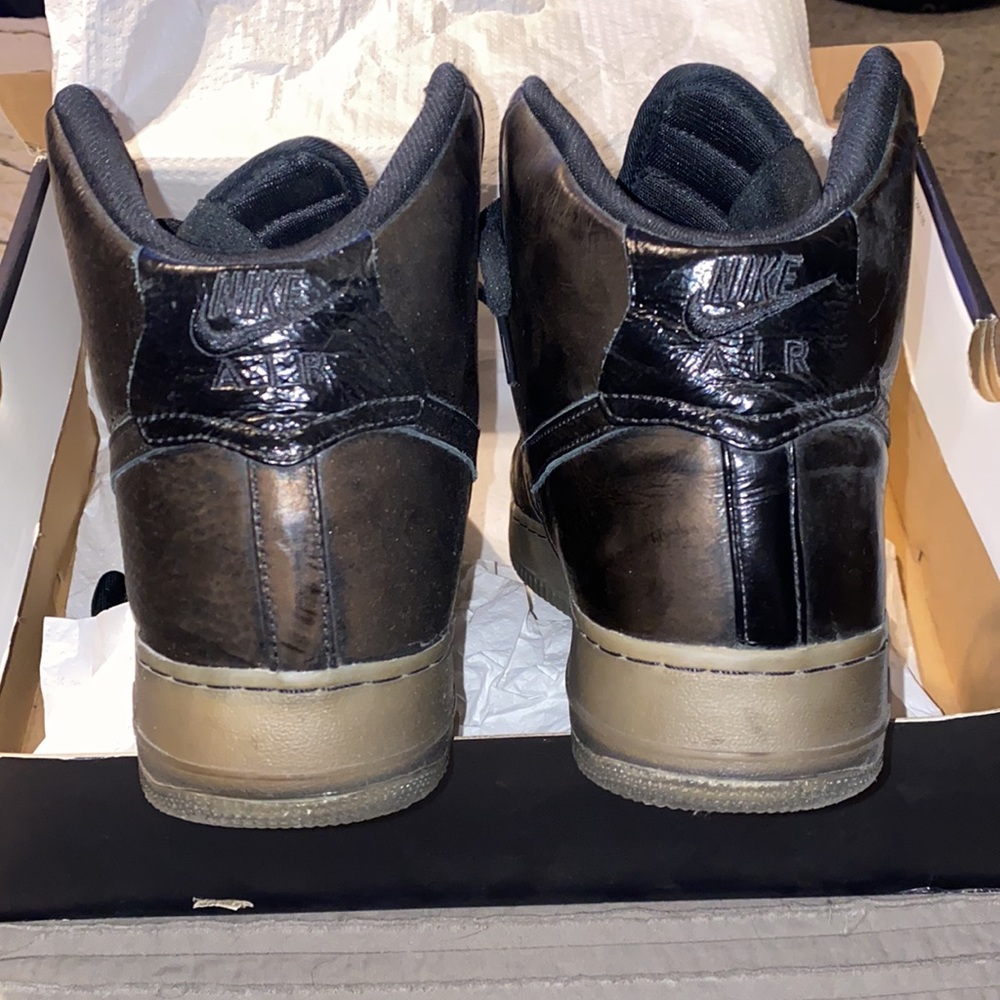 Nike AF1 Premium le - Black Men’s size 13 - Picture 4 of 10